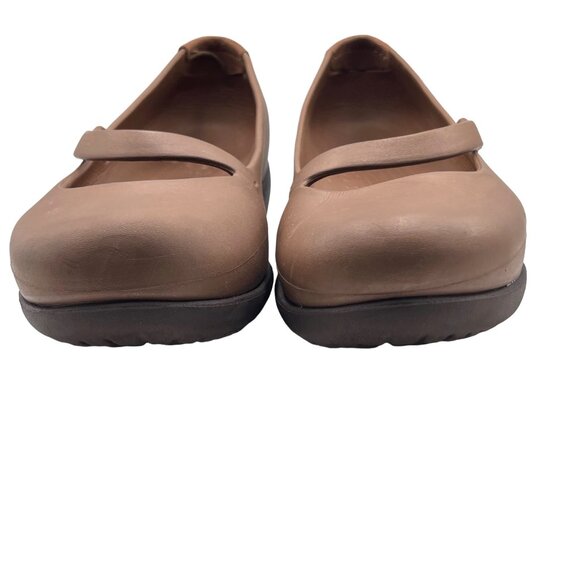 Crocs Croslight Comfort Clogs Maryjane Slip-on Brown Size 9 - Picture 3 of 11